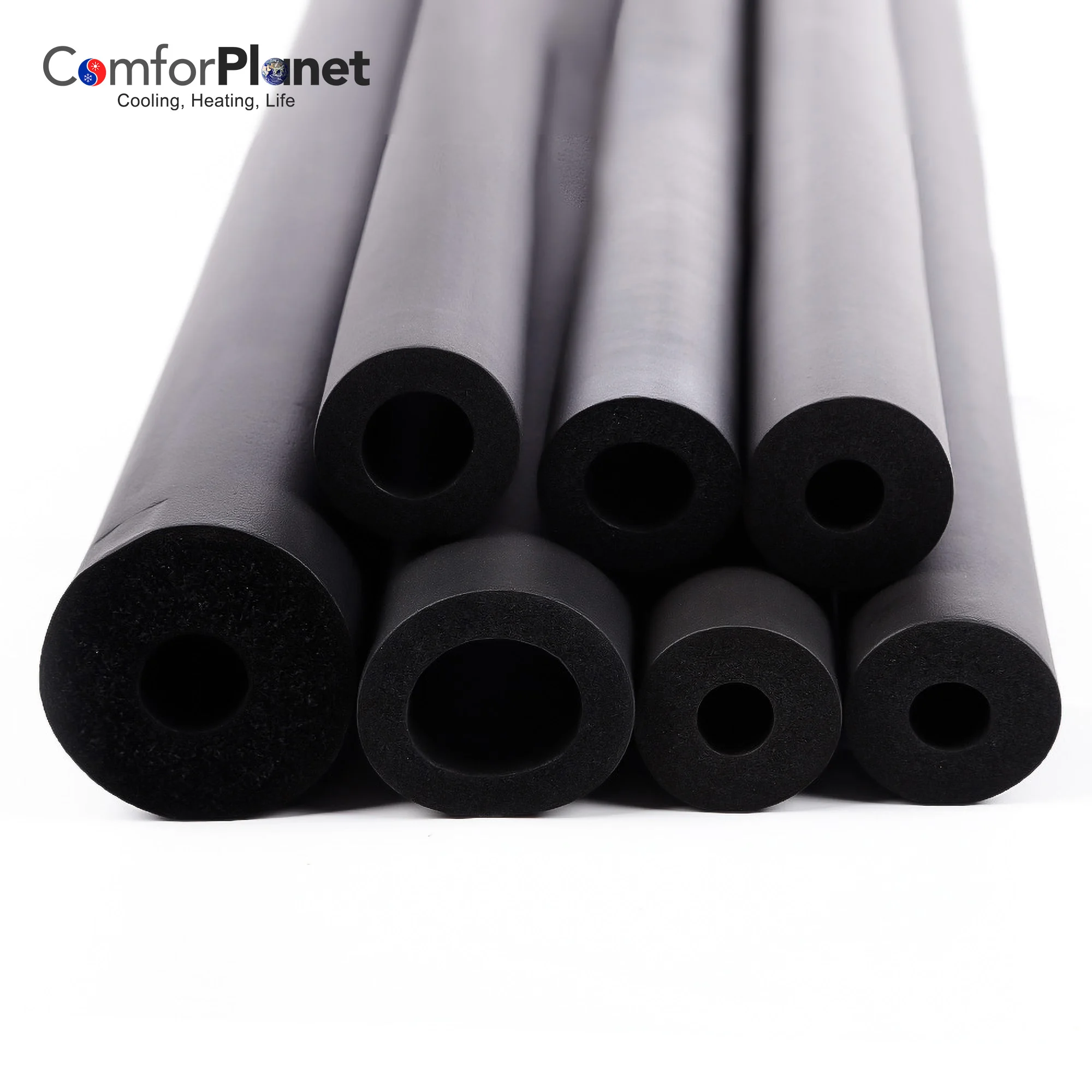 HVAC factory price Air conditioning Insulation Pipe Insulation Tube Pipe Insulation Rubber Pipe