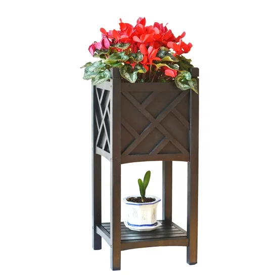  Деревянные садовые ящики pendale машины для цветов во дворе