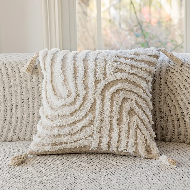 Innermor Luxury Geometric tufted 45x45cm Throw Pillow Case Hot Sale Custom cushion cover