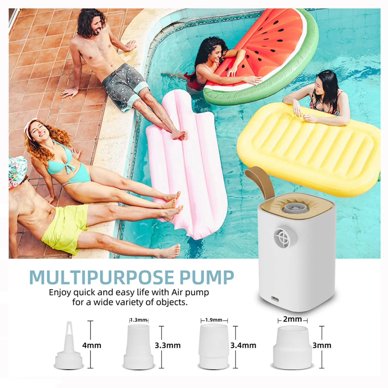 Electric Car Bicycle Motorbike Air Pump 12V 150PSI Rechargeable Tire Inflator Mini Wireless Compressor  Pump