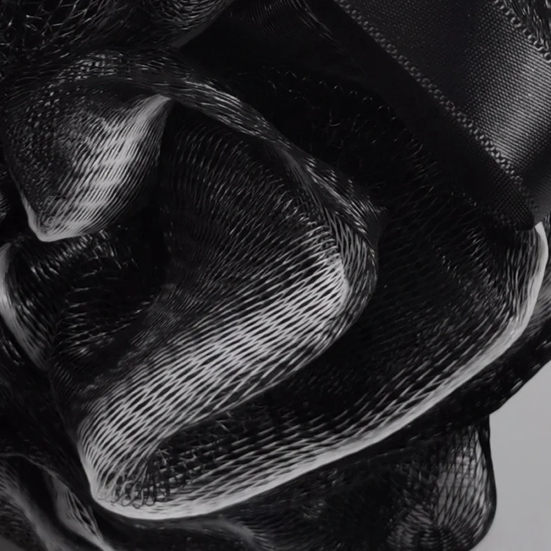 2024 Hot Sale Black bath sponge bath accessories Shower Puff for bathing