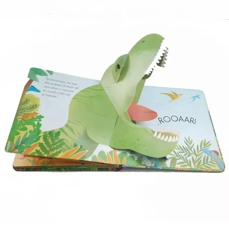 Customized Oem Hot Sale Kids Baby English Story Educational 3D Pop Up Books For Children