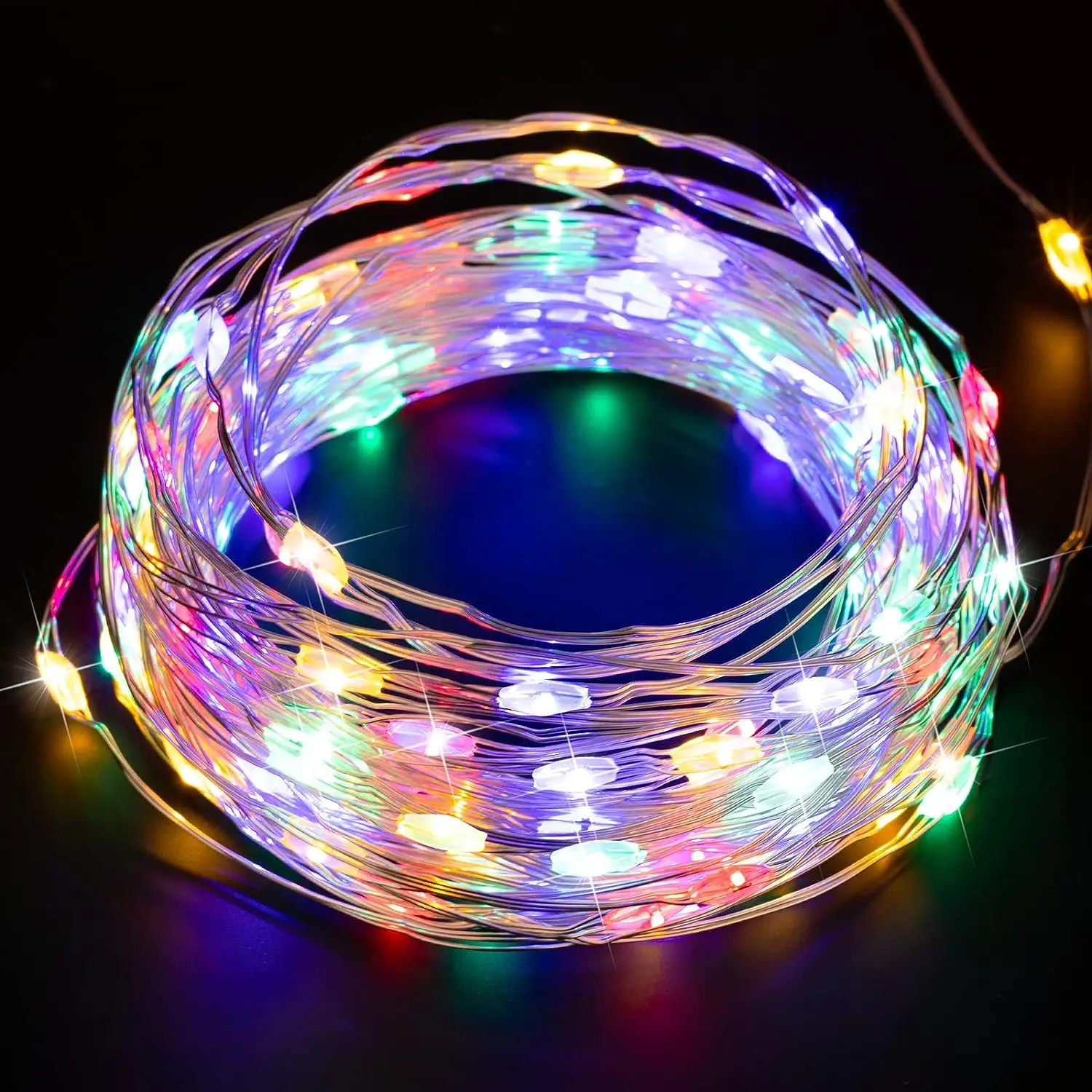 Holiday Decoration Lighting Led USB Solar Barrty Copper Wire LED Lights StringParty LED Fairy String Lights