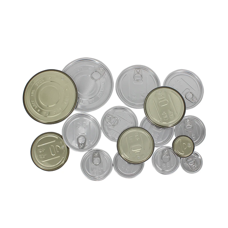 High Quality wholesale tinplate Aluminum eoe Lid easy open lid manufacturer for food can packaging