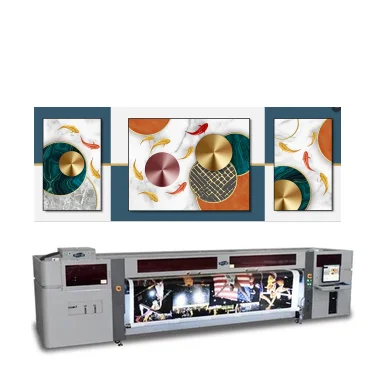 Yotta R5000 5m Printer2400dpi Digital Printing Machine UV Roll To Roll Printer