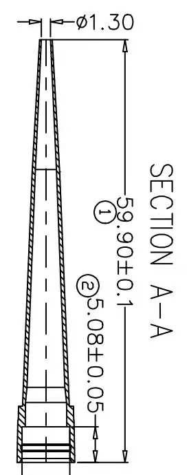 Wide Bore Conductive Robotic Pipette Tips 200ul 300ul 1000ul Sampling Tips Individual Packing