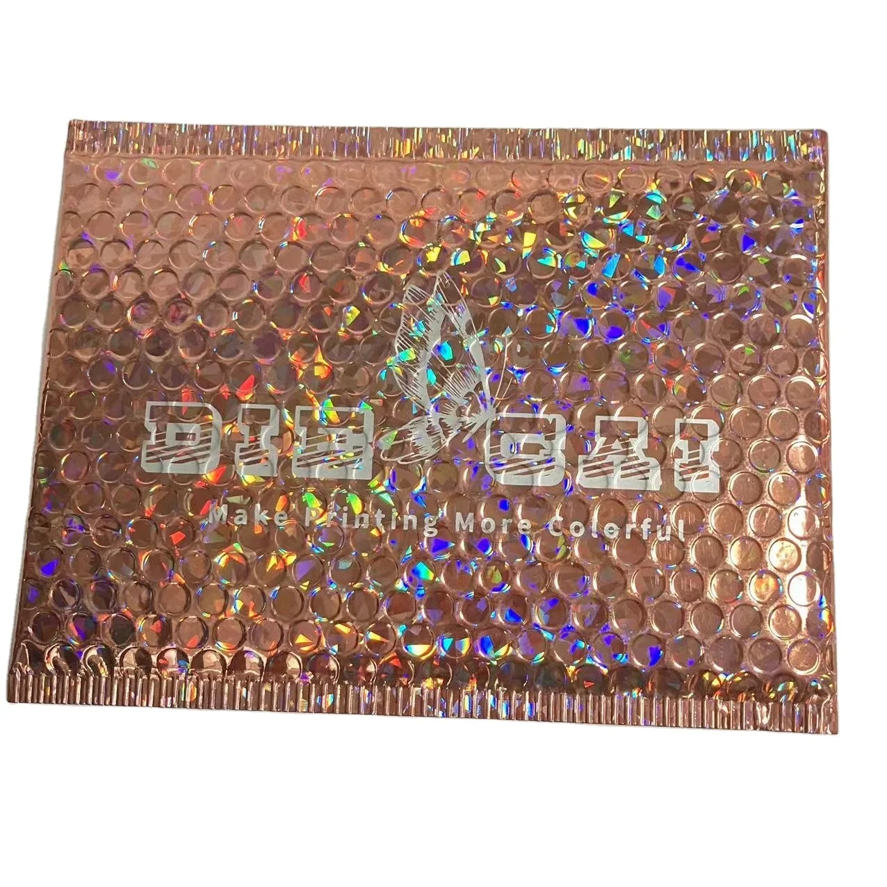 Metallic Strong Adhesive Air Packing Mailing Tear Proof Custom Logo Shipping Padded Bubble Mailer Bags for Express Delivery