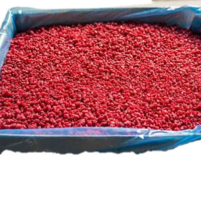 Замороженные фрукты, ягоды, свежезамороженные индивидуальные быстрозамораживаемые красные малины, крошки оптом