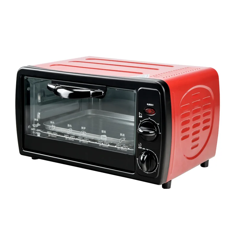 12L Electric Oven 110V 220V Time Function Temperature Control Smart Baking Mini Toaster Small Ovens