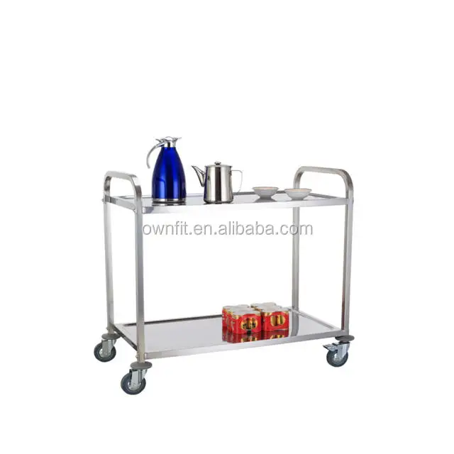 Commercial Stainless Steel Dish Cart with Clearing Bowl New Condition Kitchen Equipment for Hotels and Restaurants