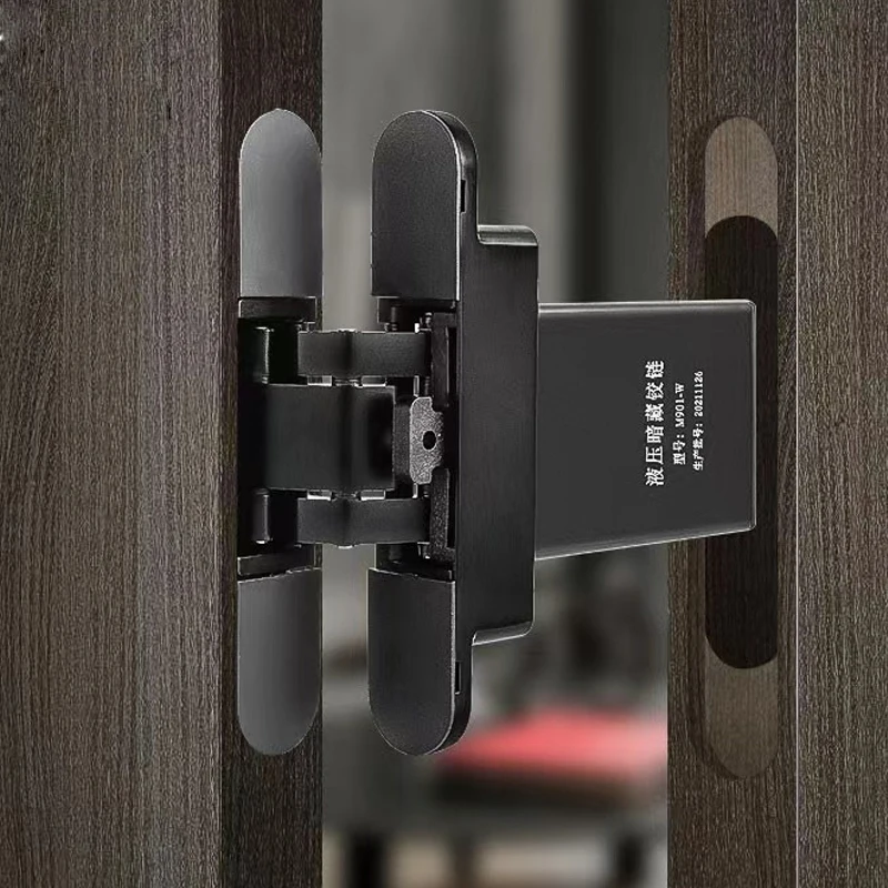 High quality Soft close buffer Hydraulic Two way adjustable concealed door hinge