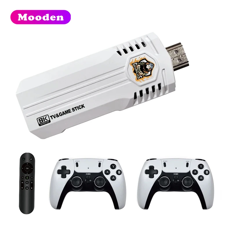 L K8 Pro Game Stick 4K HD Output Support TV System Classic Retro Gaming Console Portable TV Video Game Consoles 64GB