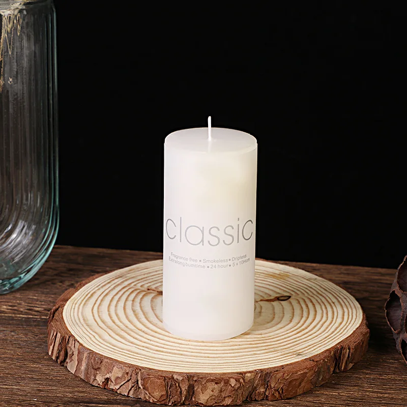 China-Made Natural Paraffin Wax Candle White Long-Lasting Light Candles for Home Decoration Votive Bar Use Chinese New Year