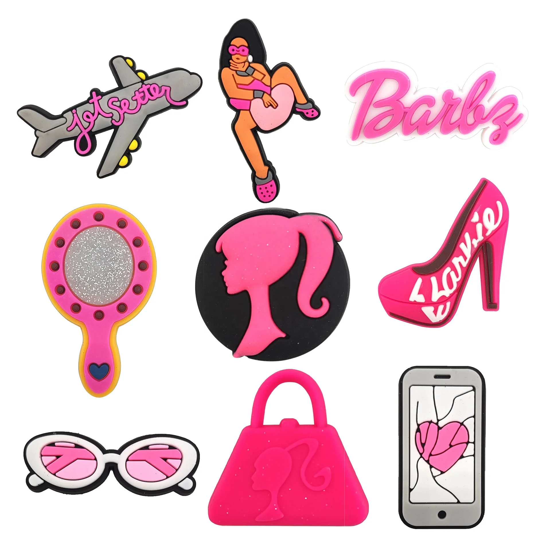 Barbi Shoe Charms Hello Kitty Croc Charms Mickey Mouse Accessories for Shoe Decorations