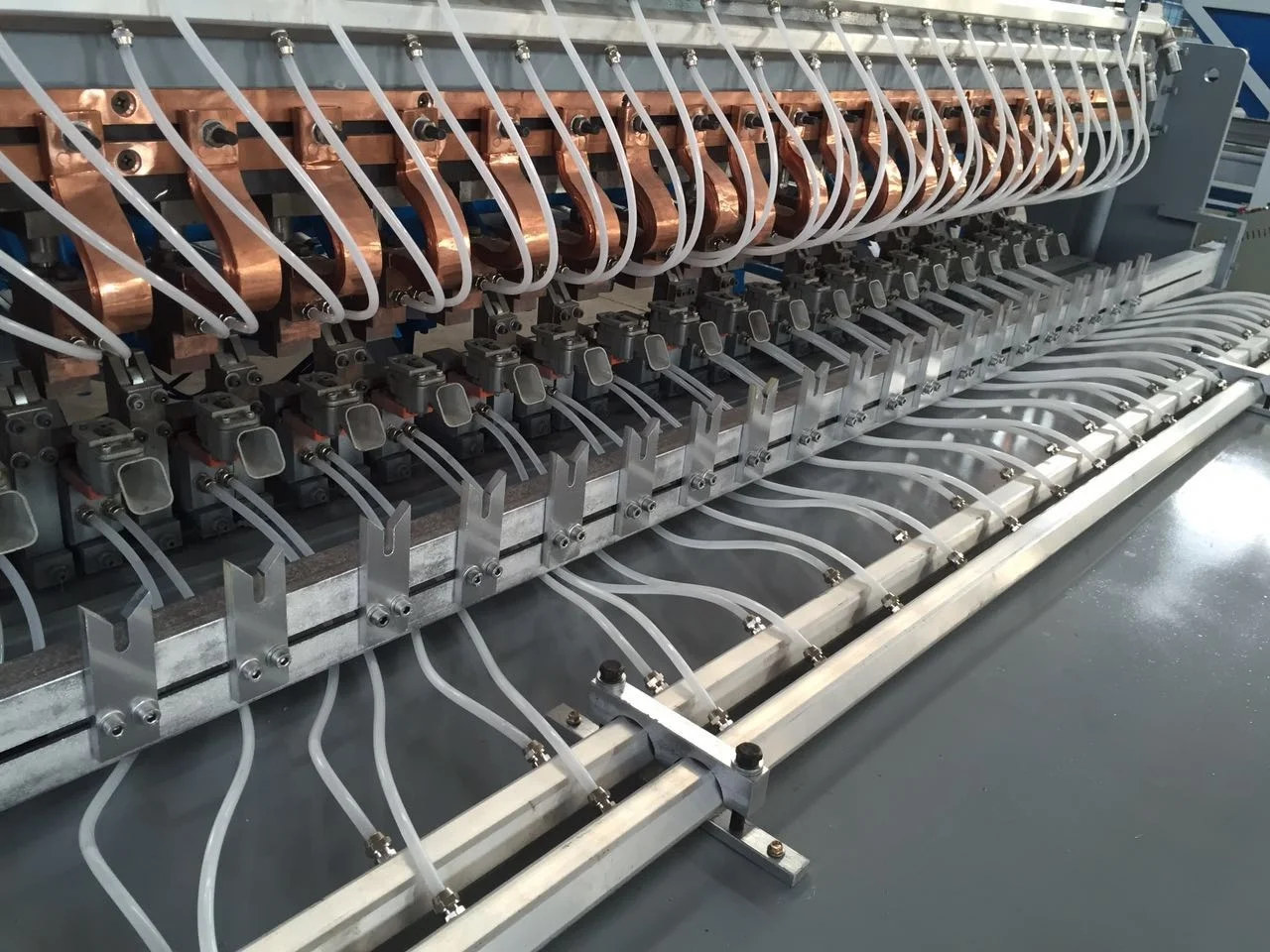 Reinforcing concrete brc rebar mesh welding machine