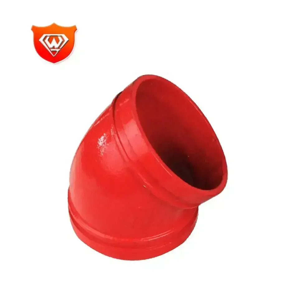 FM Approved China Rigid Ductile Iron Grooved Coupling And Fittings
