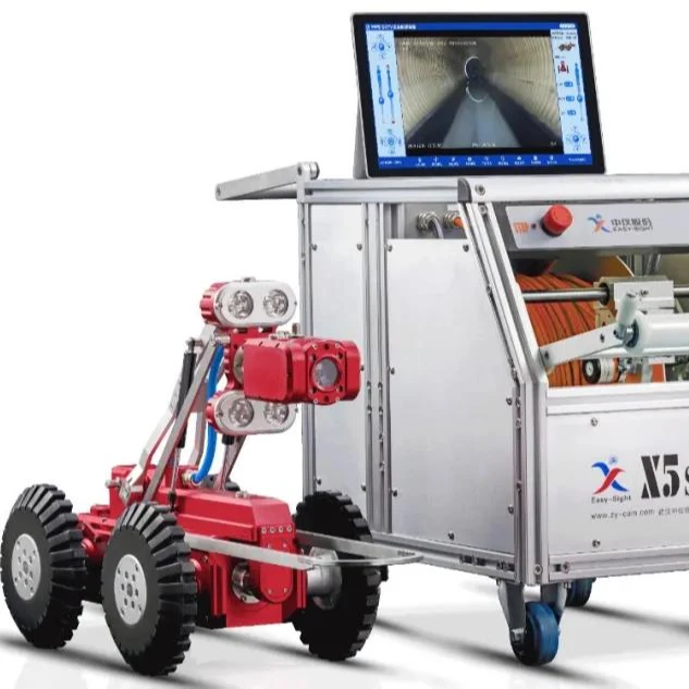 Mainline Sewer  SINGA S300 Pan Tilt Portable Mainline Crawler sewer