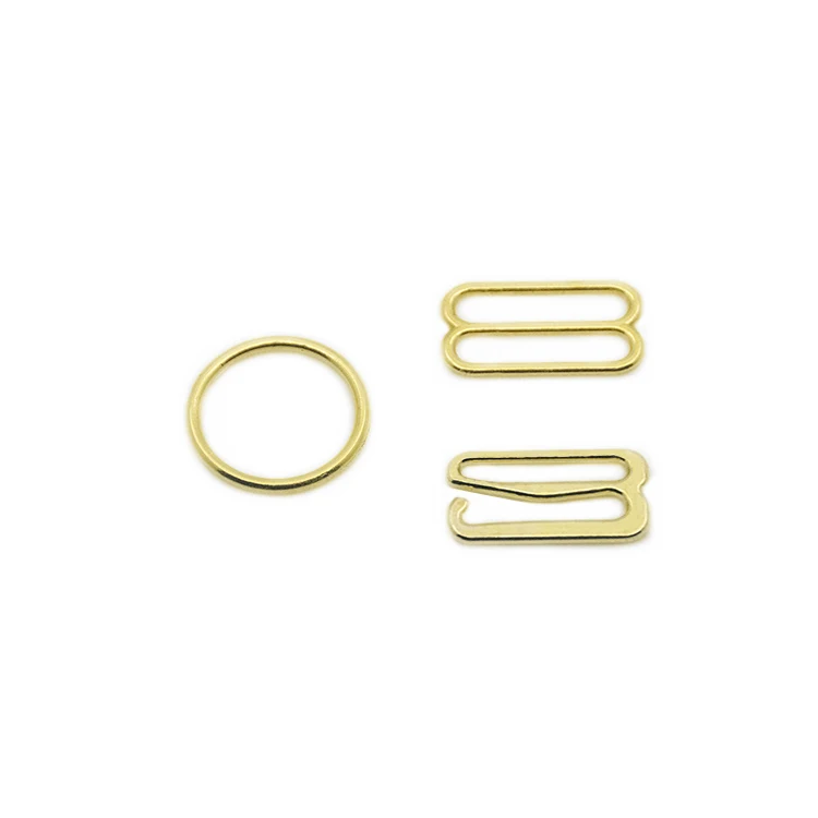 Factory Price Lingerie Sewing Crafts Alloy Metal Underwear Bra Sliders Ring Hook 15mm