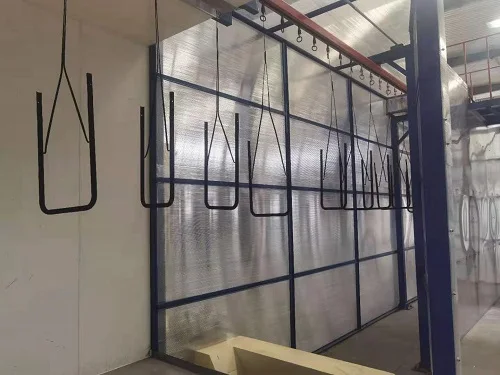 Continuous color coating line steel pipe coating line