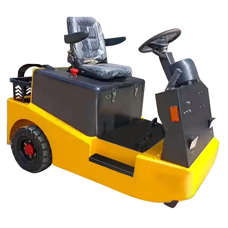 Airport Luggage Tow Tractor Electric Tractor Truck Airport Cargo Tractor 6 Ton Warehouse Equipment