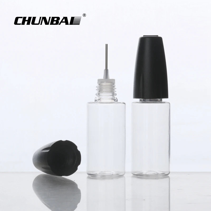 New plastic dropper bottles liquid needle tip bottle 10ml bottle
