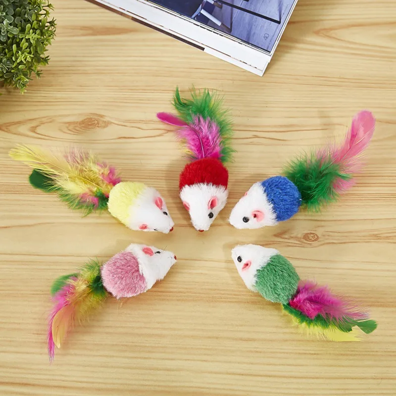 
Wholesale Manufacturers OEM Plush Mice Mouse Cat Toy 