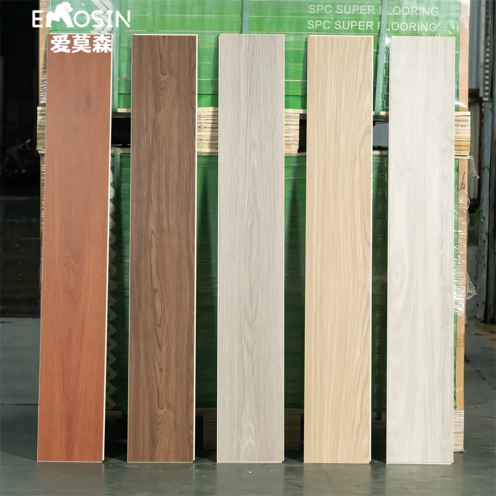 Super Wear Resistant Waterproof Plastic Click spc Luxury Vinyl Tile