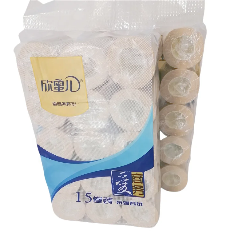 Customized Individually Wrapped Soft Absorbent  Virgin  bamboo pulp 2 ply Toilet Paper