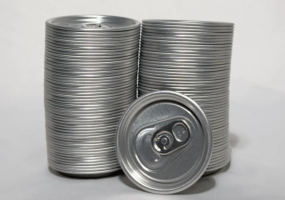custom 202 # 209 #200 113# Aluminum end Multi specification soda Beverage Packaging Easy open Pull Aluminum pop Can Lid