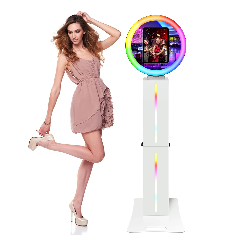 Hot Sale Touch Screen Photobooth Mirror Selfie Portable Photo Booth Machine Selfie Photo Booth with wedding