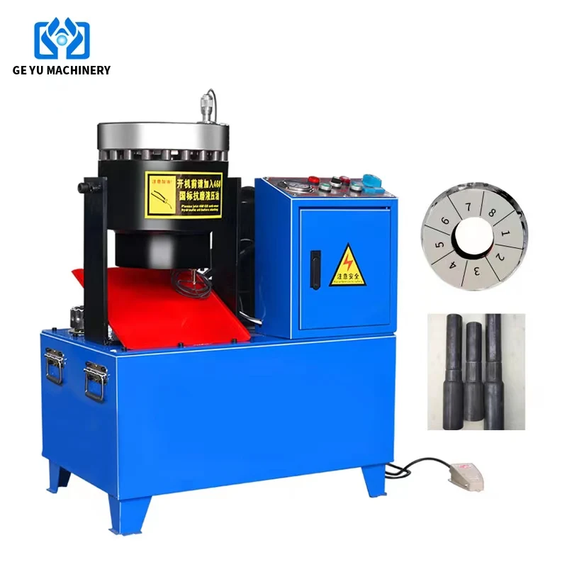 Hydraulic steel horse pipe end shrinking crimping reduce machine  tube/pipe end forming machine