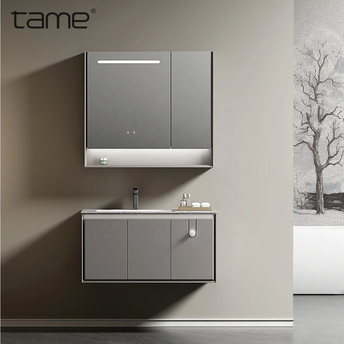 TM6050-90C туалетный столик с зеркалом и