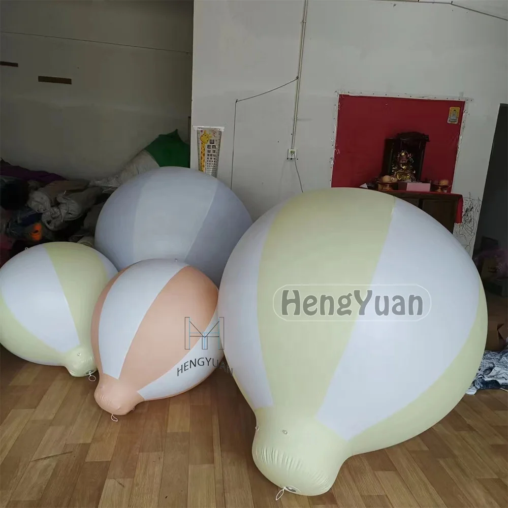 3ft/5ft Half Hot Air Balloon PVC Inflatable Hanging Balloon for Baby Shower Party Decoration