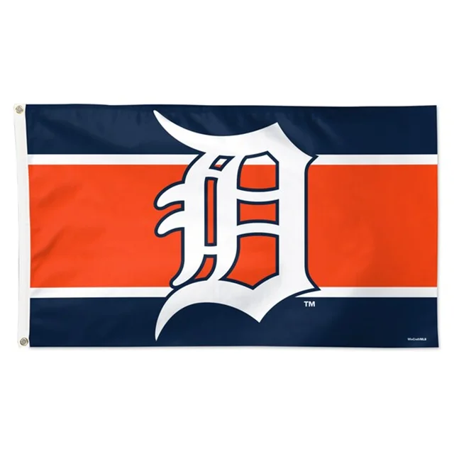 High Quality MLB Flag Custom Printed 3X5ft 100% Polyester Double Sided Detroit Tigers Flag
