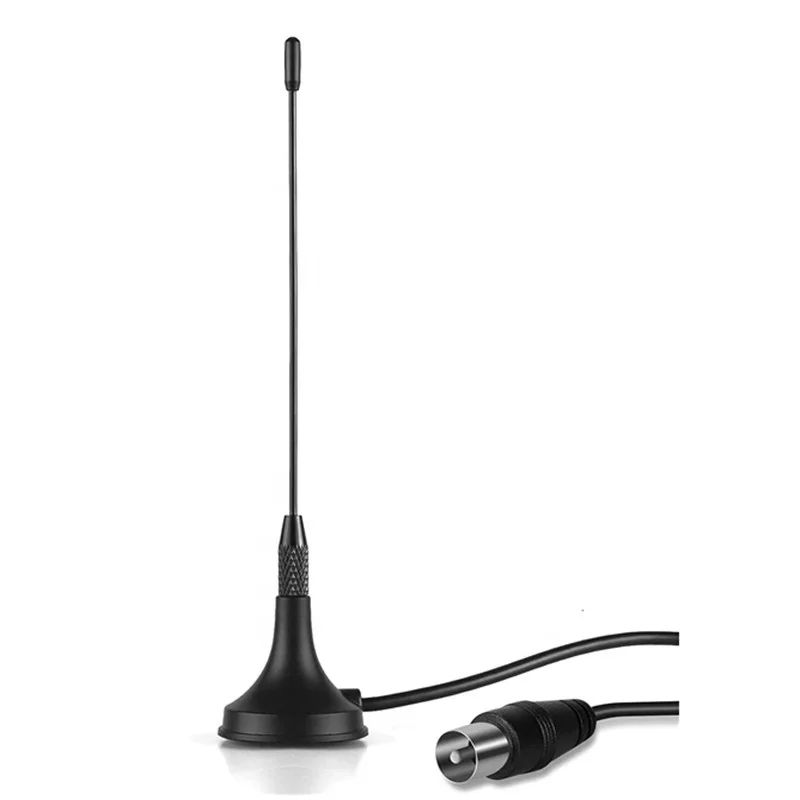 Portable Freeview HD TV Aerial  Powerful Mini Antenna with Magnetic Base for Kitchen / Truck / Bedroom Portable Television