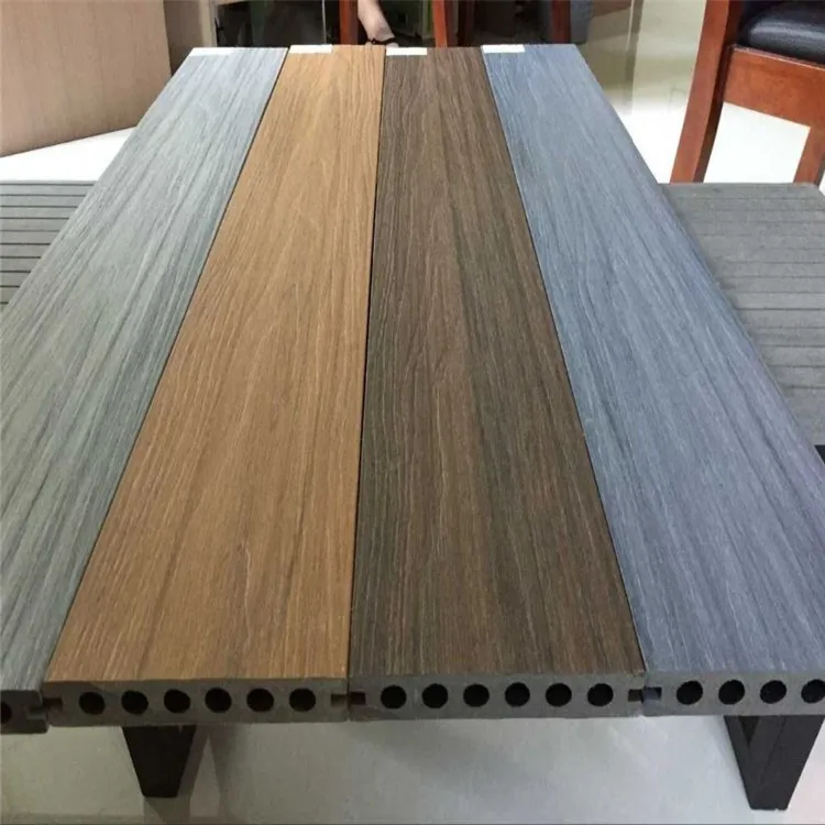 3D embossed Antislip good quality decking board wood plastic composite material wpc