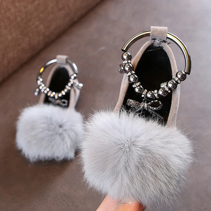 
Warm Girl Shoe Korean Girls Shoes Kids Princess Shoes 