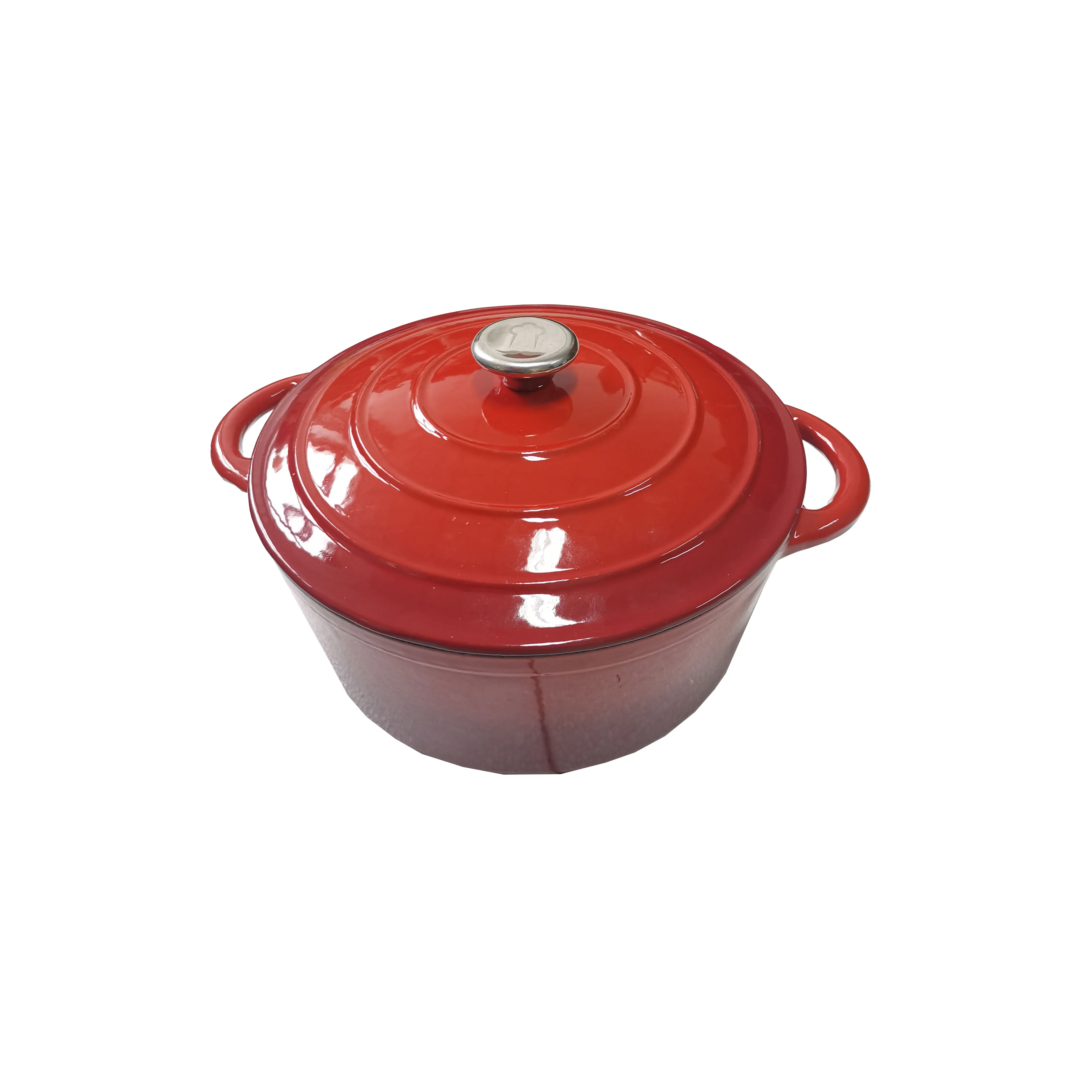 Custom Cooking Customized Cast Iron Enamel Casseroles Kitchen Round Cooking Pot cast iron french oven