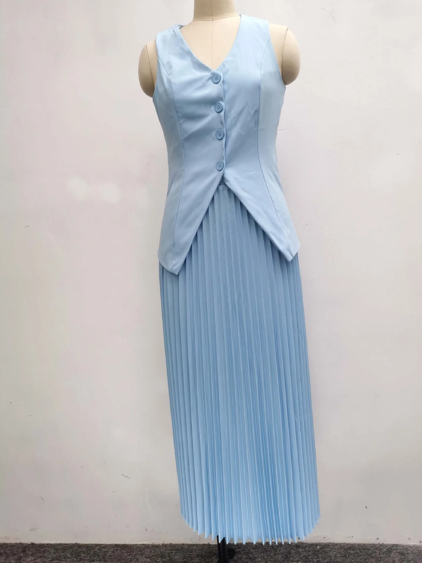 RedPeony Women Fashion Lapel Long Sleeve Lace-Up Shirts And High Waisted Mini Skirts Sets Elegant Beige Two Piece Set