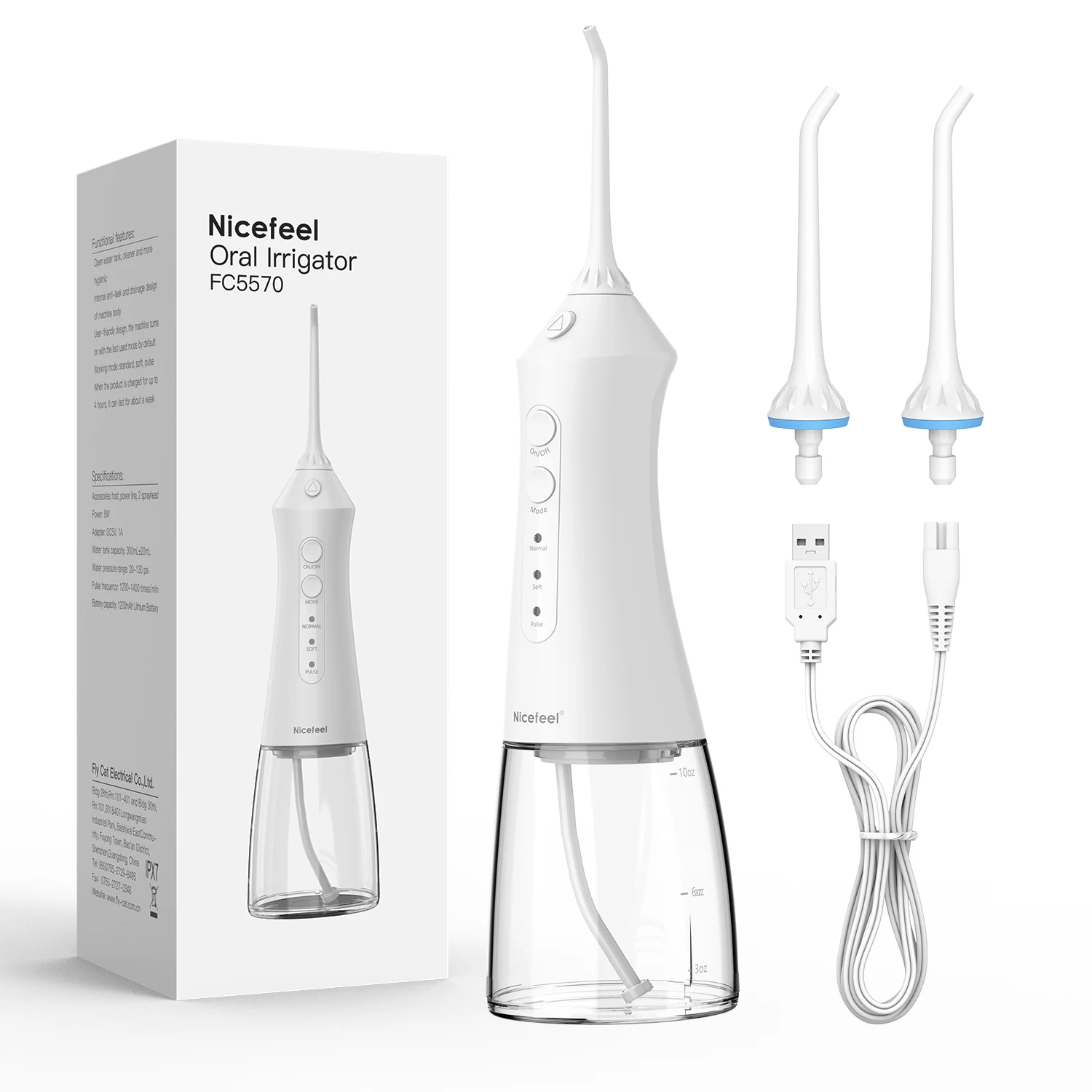 2025 OEM ODM Water Flosser Electric Water Jet Oral Irrigator Private Label Water Dental Pick Whitening Teeth Cleaner Toothpicks
