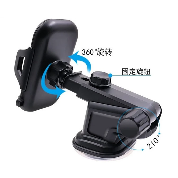 
Multi-function car navigation mobile phone holder 360 degree rotating telescopic car phone holder Suction cup bracket 