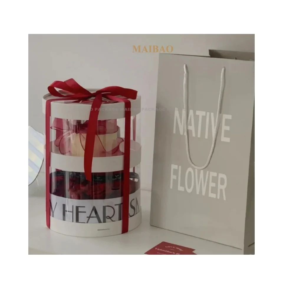 Вся сеть эксклюзивный первый магазин тортов десертный день рождения роскошная Свадебная прозрачная коробка для