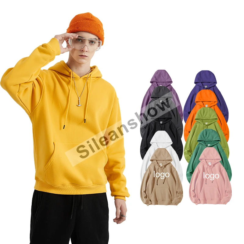 
Fall 2021 Heavy Thick Polar Fleece Plus Size Custom Oversized Men Hoodies Sweatshirt 