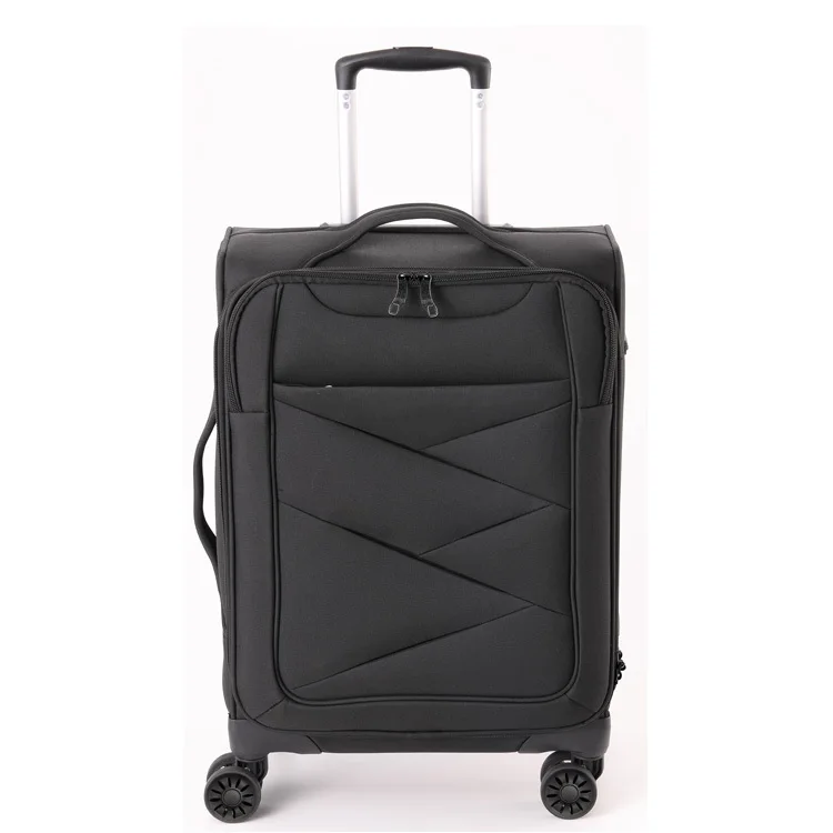 New arrival eco friendly waterproof Rpet 600D cabin trolley carry-on travel luggage suitcase with 360-degree universal wheels