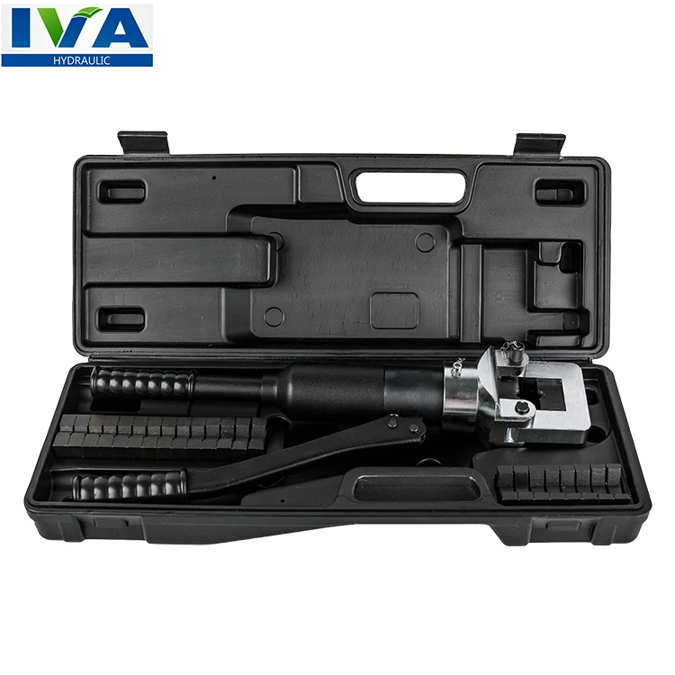 IVA Factory price 16-500 20ton force hydraulic hand cable lug crimper hydraulic crimping tool