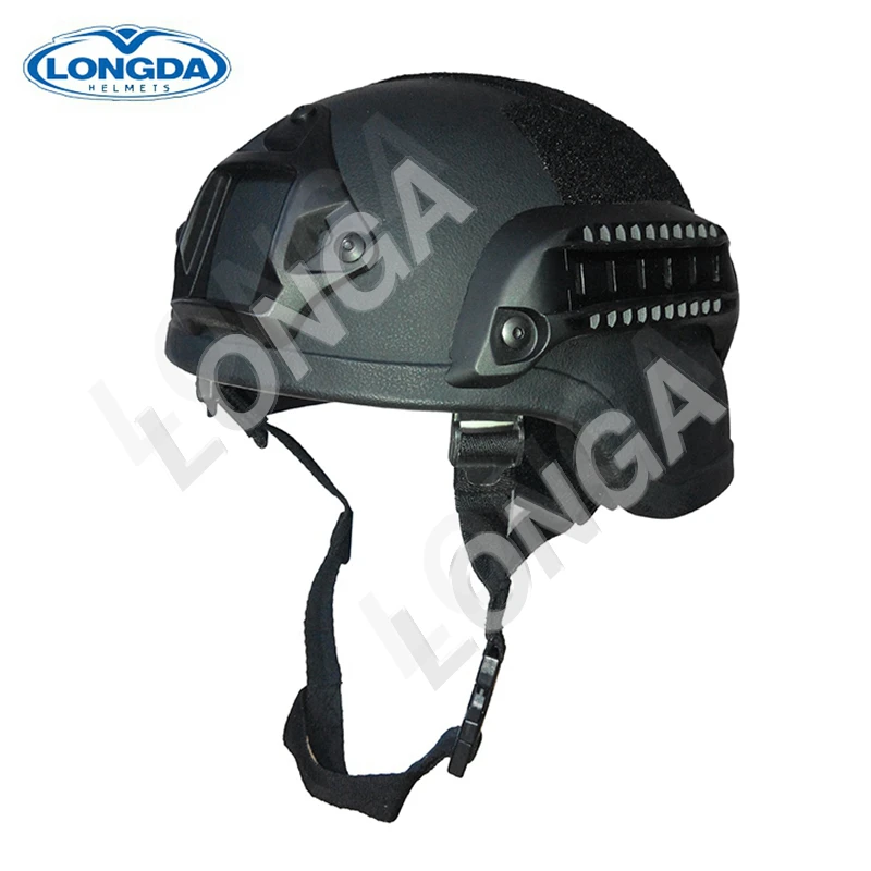 Новейший дизайн черный военный Пуленепробиваемый Шлем для боевых действий