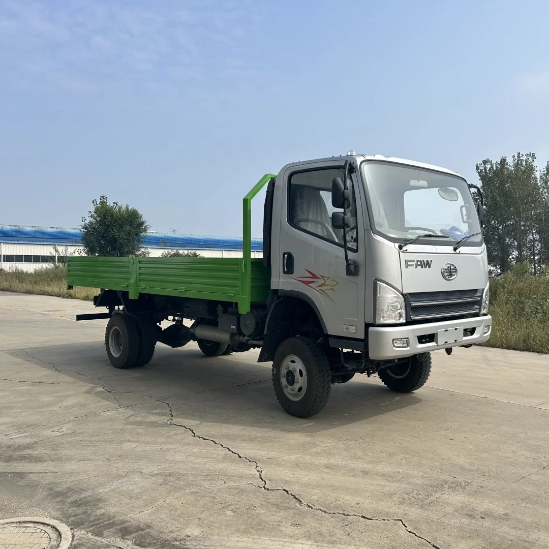 RHD FAW Tiger VH 4x4 Light Duty 8 Tons Load 4WD Lorry Trucks with Right Steering Wheels