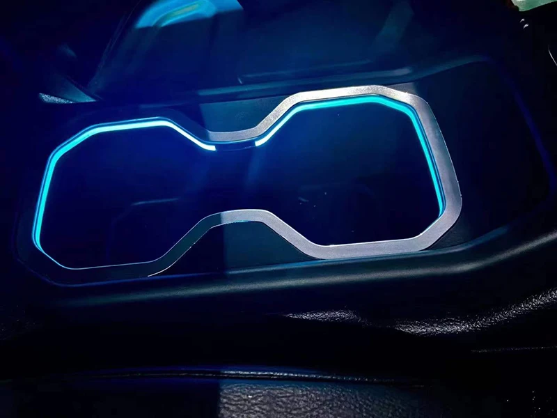 LED Ambient Light For jeep Wrangler JL 2018-2020 Turbine led air vent outlet inlet center console lamp front air condition vent