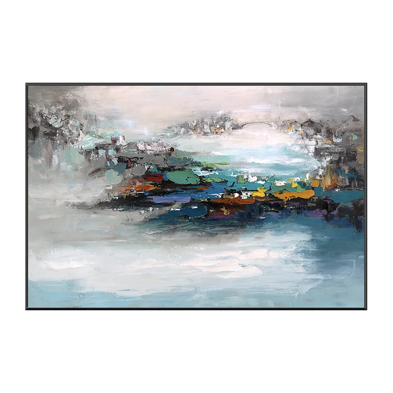 Decorative painting living room modern abstract landscape oil arts wall frame picture painting