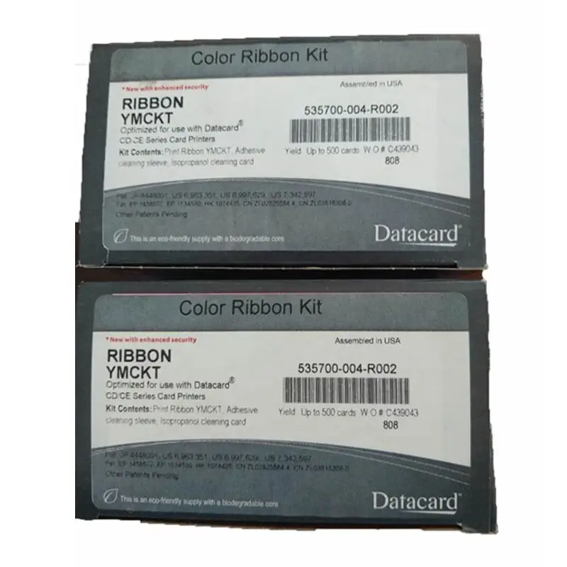 Original Datacard 535700-004-R002 YMCKT Color Ribbon for CD800 Printer